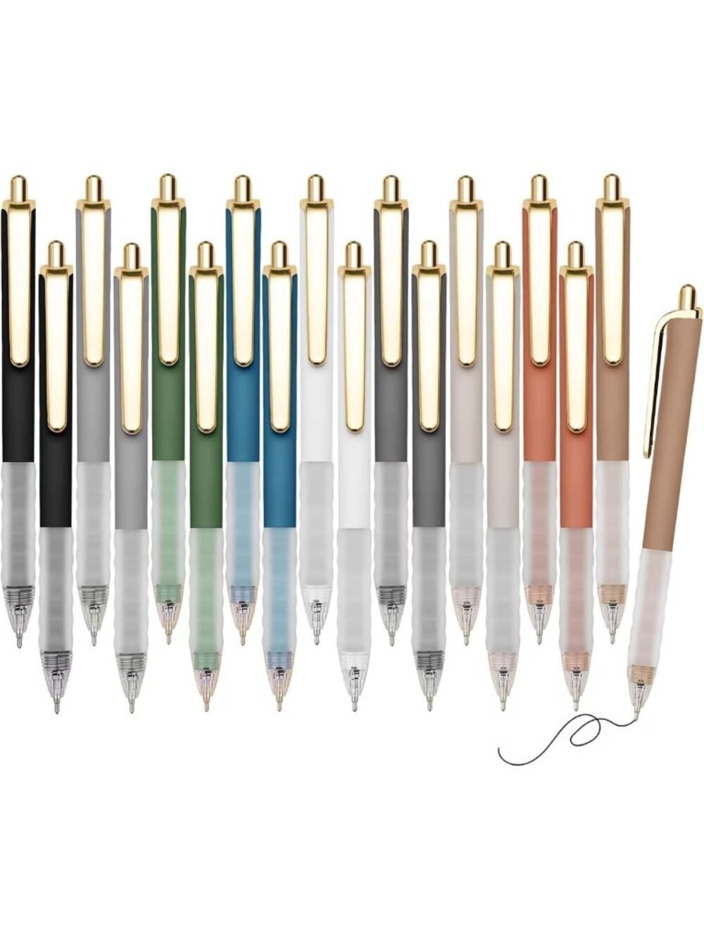 18-Pack Medium Point Ballpoint Pens - Smooth Writing Black Ink, Office Supplies